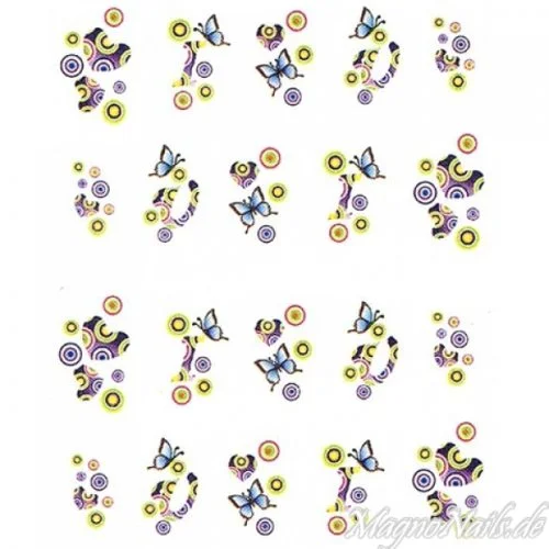 2D Nail Art One Stoke Sticker