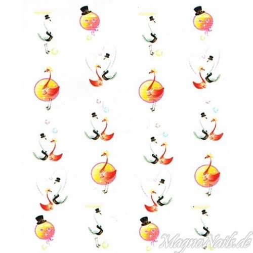 2D Nail Art One Stoke Sticker