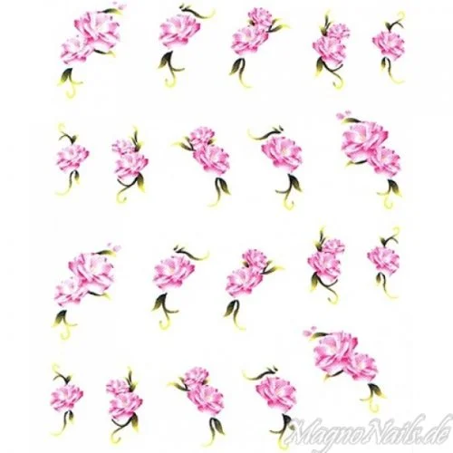 2D Nail Art One Stoke Sticker