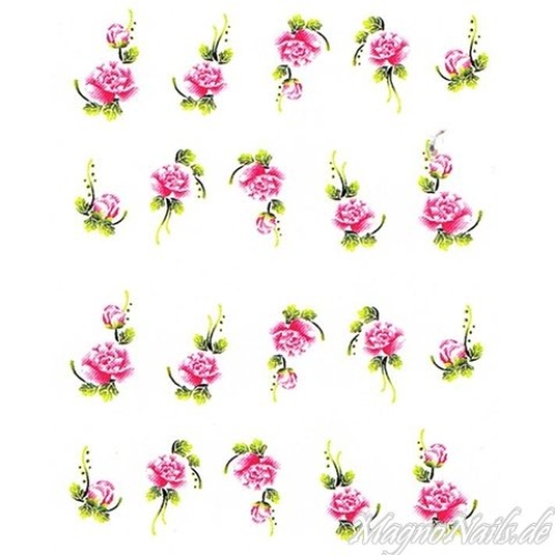 2D Nail Art One Stoke Sticker
