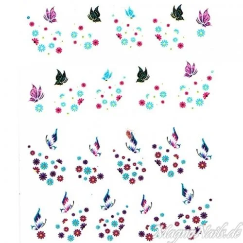 2D Nail Art One Stoke Sticker