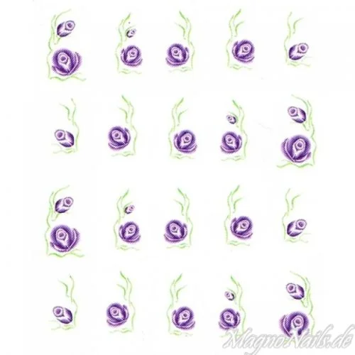 2D Nail Art One Stoke Sticker