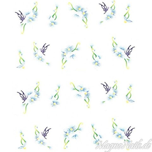 2D Nail Art One Stoke Sticker
