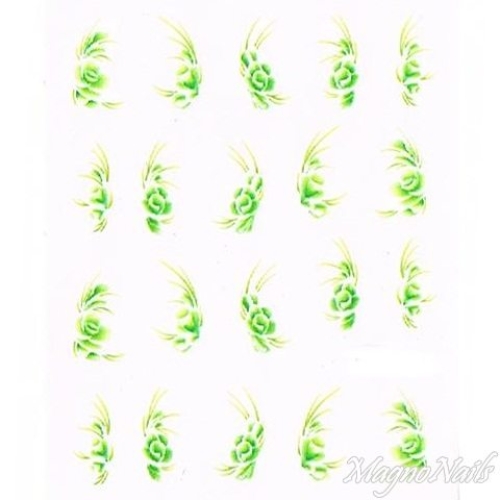 2D Nail Art One Stoke Sticker