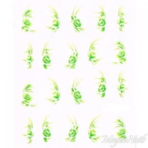 2D Nail Art One Stoke Sticker