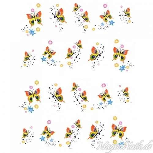 2D Nail Art One Stoke Sticker