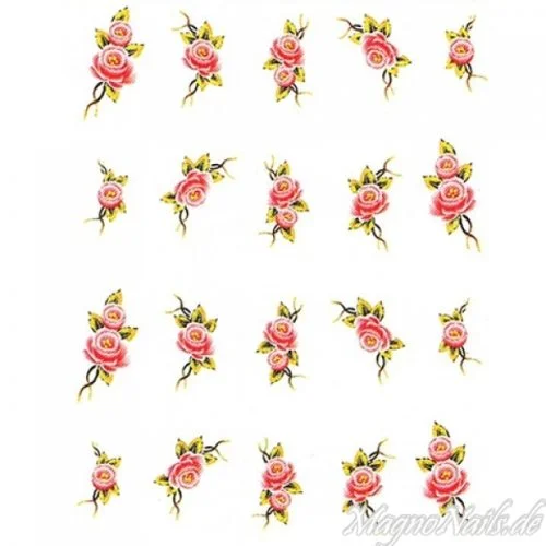 2D Nail Art One Stoke Sticker