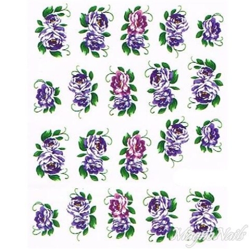 2D Nail Art One Stoke Sticker