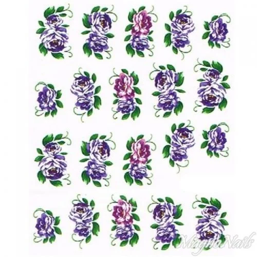 2D Nail Art One Stoke Sticker