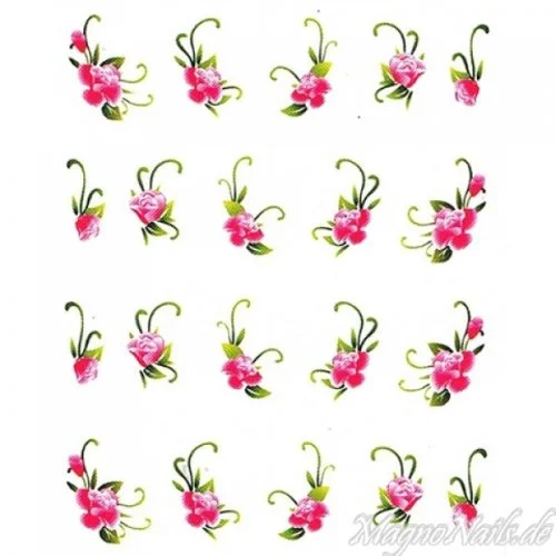 2D Nail Art One Stoke Sticker