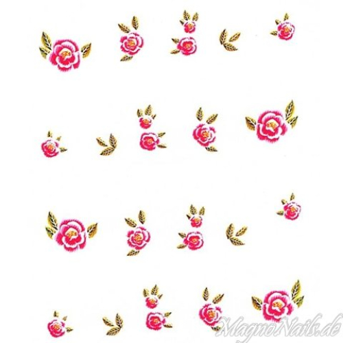 2D Nail Art One Stoke Sticker