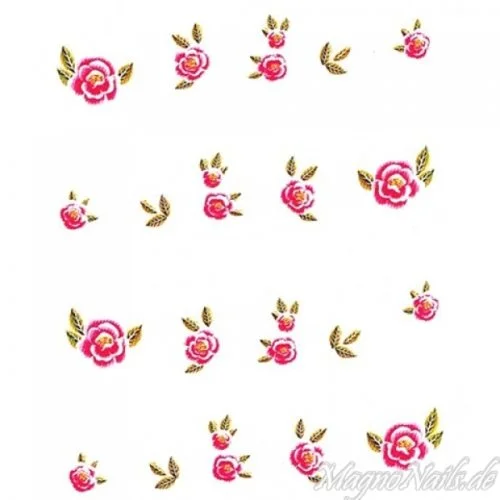 2D Nail Art One Stoke Sticker