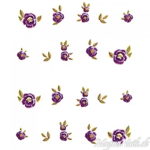 2D Nail Art One Stoke Sticker