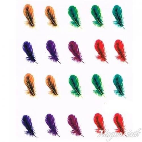 2D Nail Art One Stoke Sticker