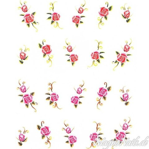 2D Nail Art One Stoke Sticker
