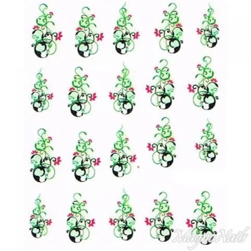 2D Nail Art One Stoke Sticker