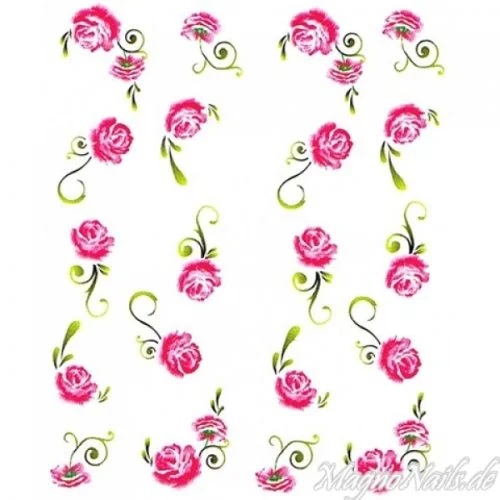 2D Nail Art One Stoke Sticker