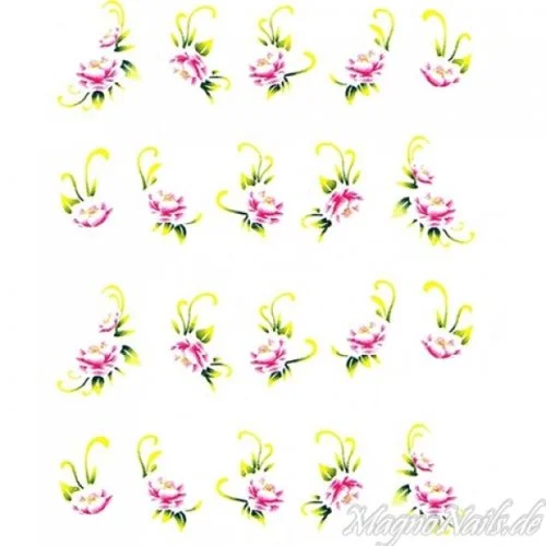 2D Nail Art One Stoke Sticker