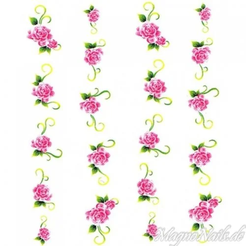 2D Nail Art One Stoke Sticker