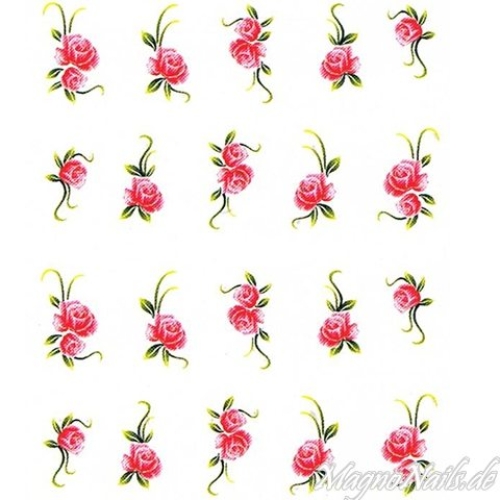 2D Nail Art One Stoke Sticker