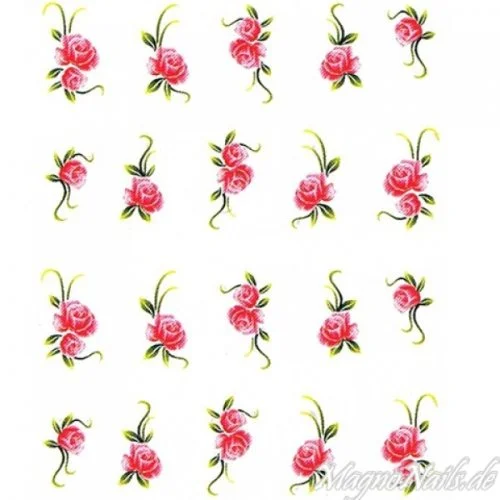 2D Nail Art One Stoke Sticker