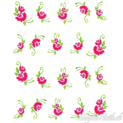 2D Nail Art One Stoke Sticker