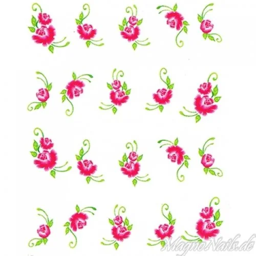 2D Nail Art One Stoke Sticker