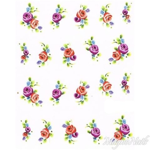 2D Nail Art One Stoke Sticker