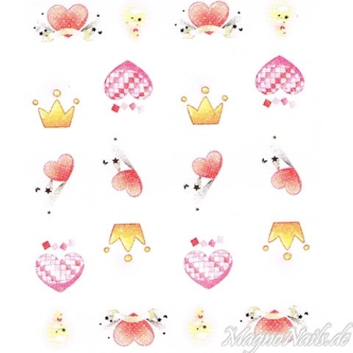 2D Nail Art One Stoke Sticker