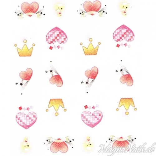 2D Nail Art One Stoke Sticker