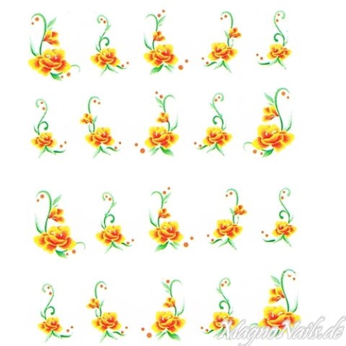 2D Nail Art One Stoke Sticker