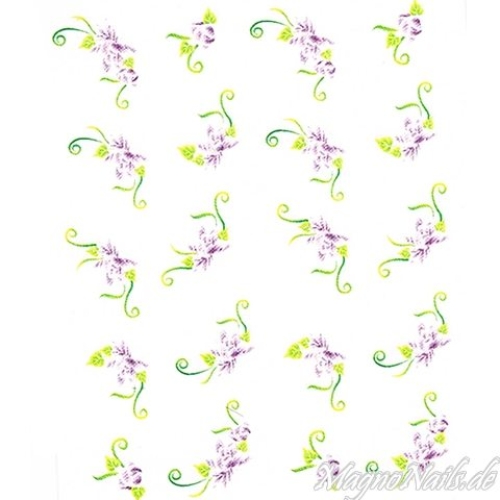 2D Nail Art One Stoke Sticker