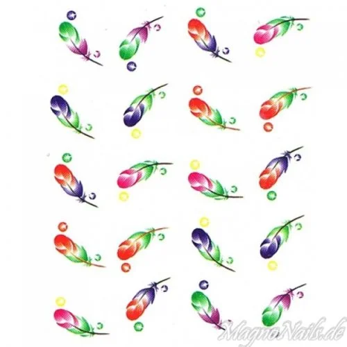 2D Nail Art One Stoke Sticker