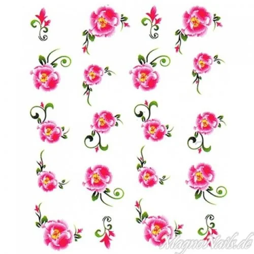 2D Nail Art One Stoke Sticker