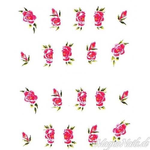 2D Nail Art One Stoke Sticker