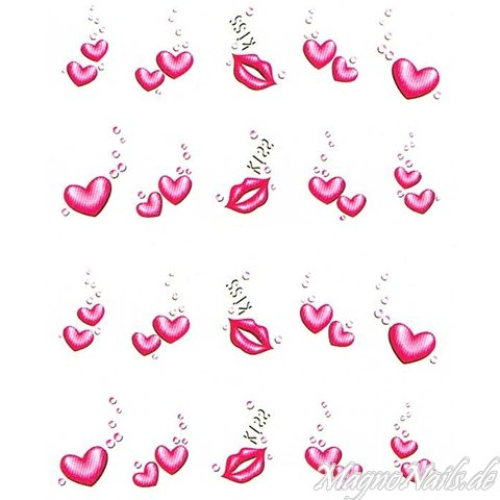 2D Nail Art One Stoke Sticker