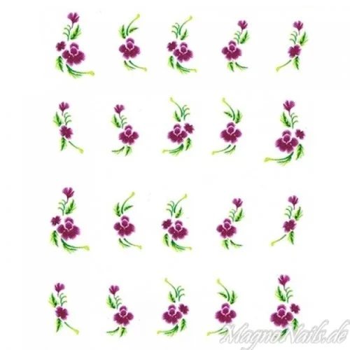 2D Nail Art One Stoke Sticker