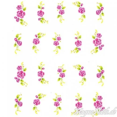 2D Nail Art One Stoke Sticker