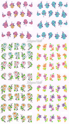 2D Nail Art Sticker