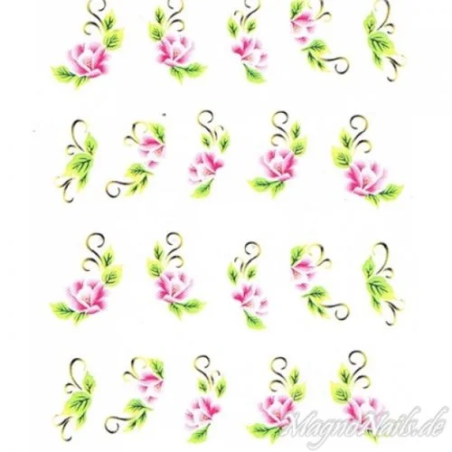 2D Nail Art One Stoke Sticker