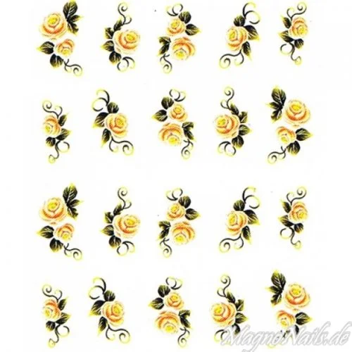 2D Nail Art One Stoke Sticker