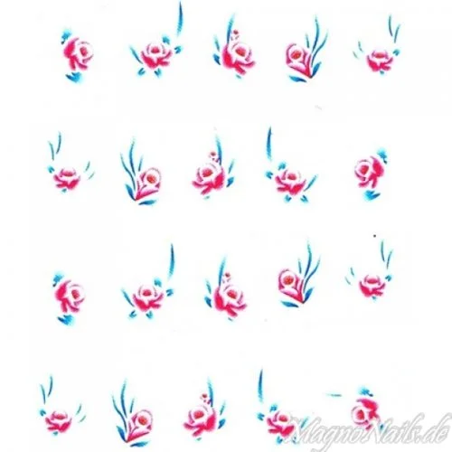 2D Nail Art One Stoke Sticker