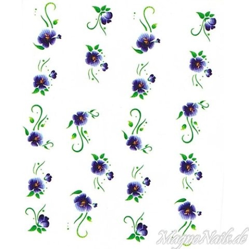 2D Nail Art One Stoke Sticker
