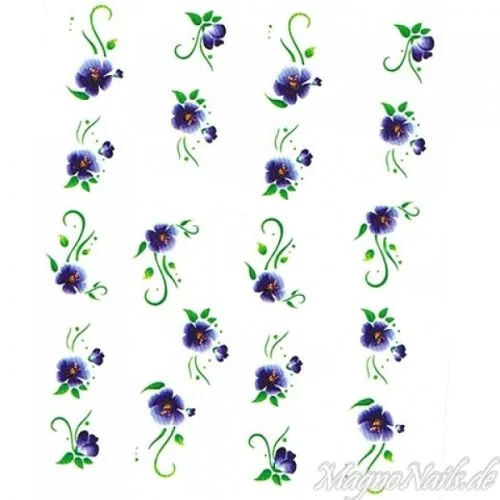 2D Nail Art One Stoke Sticker