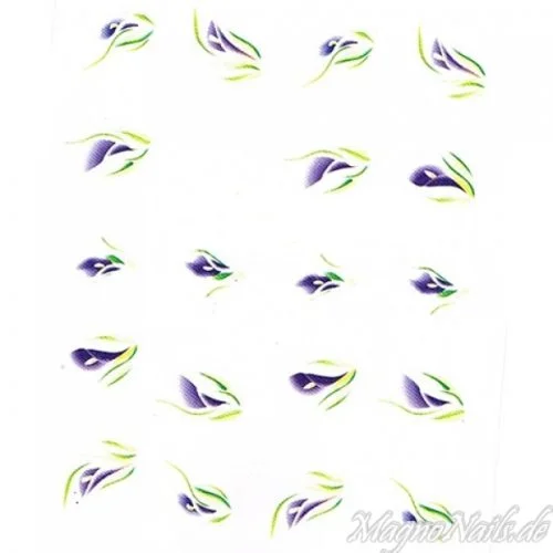 2D Nail Art One Stoke Sticker
