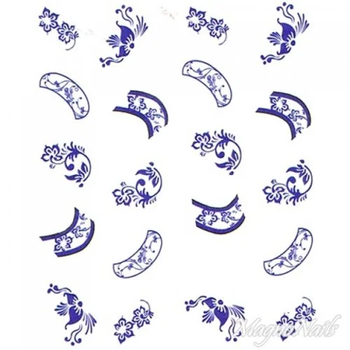 2D Nail Art One Stoke Sticker