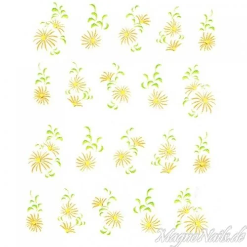 2D Nail Art One Stoke Sticker