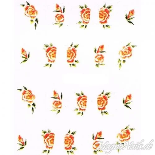 2D Nail Art One Stoke Sticker