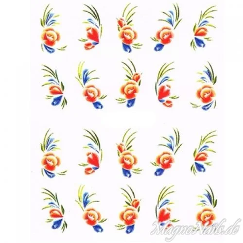 2D Nail Art One Stoke Sticker