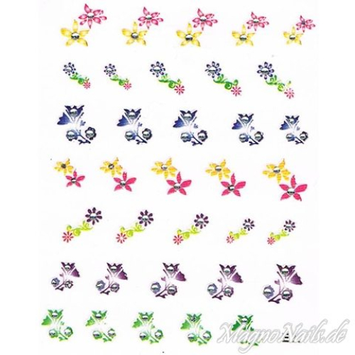 Nail Art 2D Sticker Nagelaufkleber Aufkleber Nageldesign Nägel selbstklebend